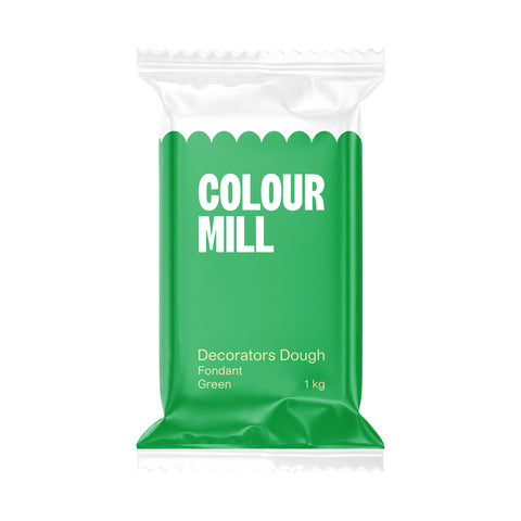 COLOUR MILL DECORATORS DOUGH - GREEN 1KG