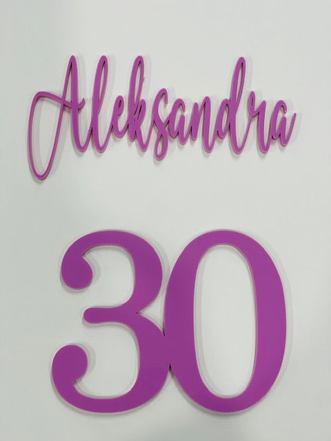 Custom Acrylic Toppers Starting from $43.90 -