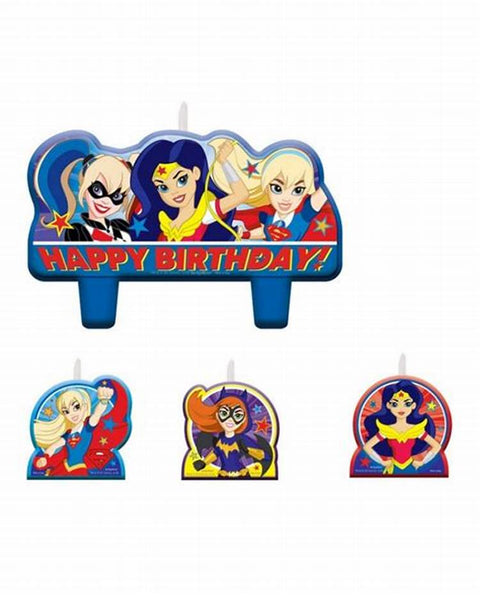 DC Super Hero Girls Birthday Candles