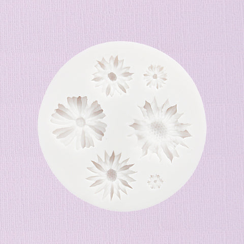 CIU Silicone Mould Daisy Flower Assorted