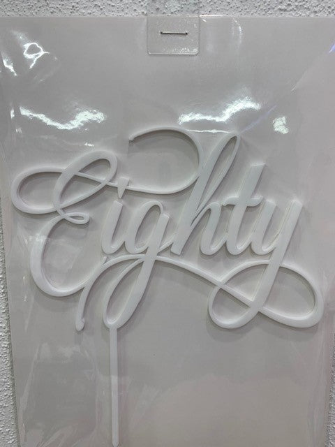 Acrylic - Eighty White