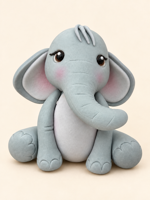 Hand Made Animal Figure - Elephant