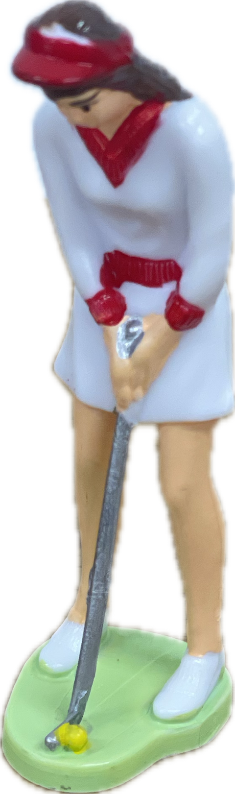 Golf Women Figure Plastic