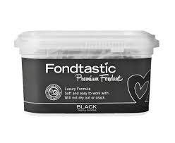 Fondtastic Premium Fondant Black 250g