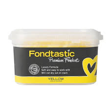 Fondtastic Premium Fondant Yellow 250g