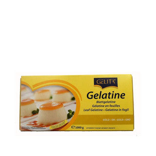 Gelita Gelatine Gold Sheets 1kg 200 Bloom