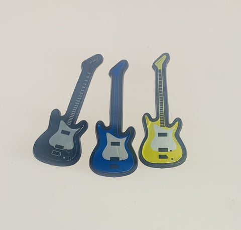 Plastic Guitar Gold/Blue/Black