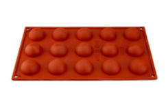 Silicone Mould - Hemisphere 15 Cavity