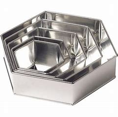 Cesco Hexagon Cake Tin #4 15"