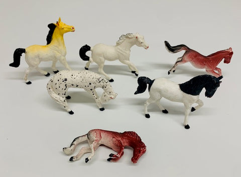 Plastic Topper - Horses 6pk