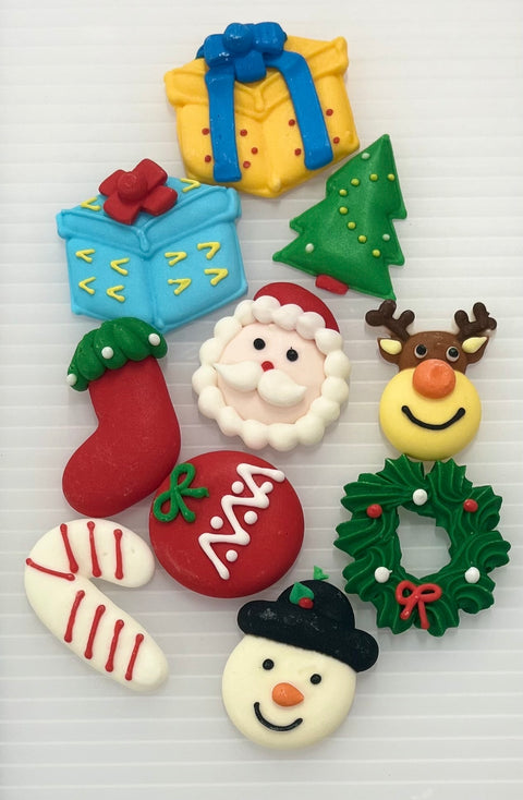 Mixed Christmas Edible Toppers