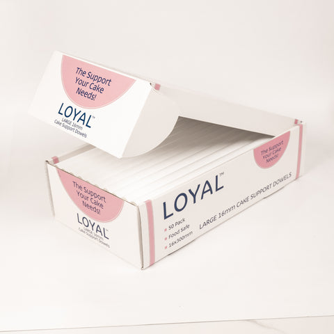 Loyal Plastic Cake Dowel Large 30cm 50pk