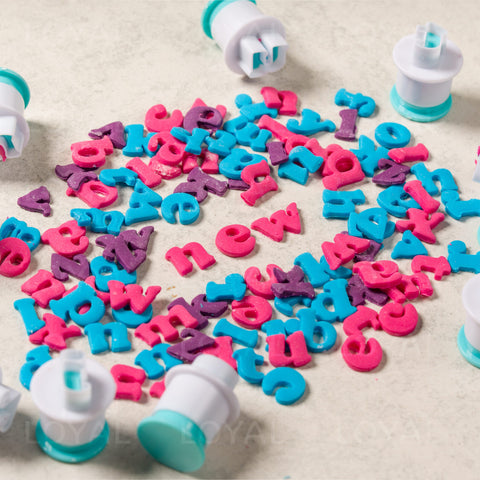 Lowercase Alphabet Plunger Cutters