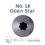 Loyal Open Star Piping Tip #18