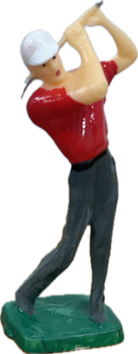 Golf Man Figure Plastic