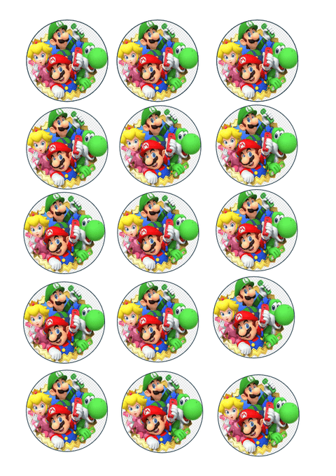 Edible Print Cupcake Size 2" x 15 Circles - General | Cake Deco Supplies