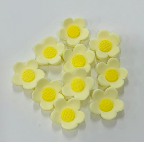 Sugar Toppers - Mini Flowers 10 Pack - Yellow