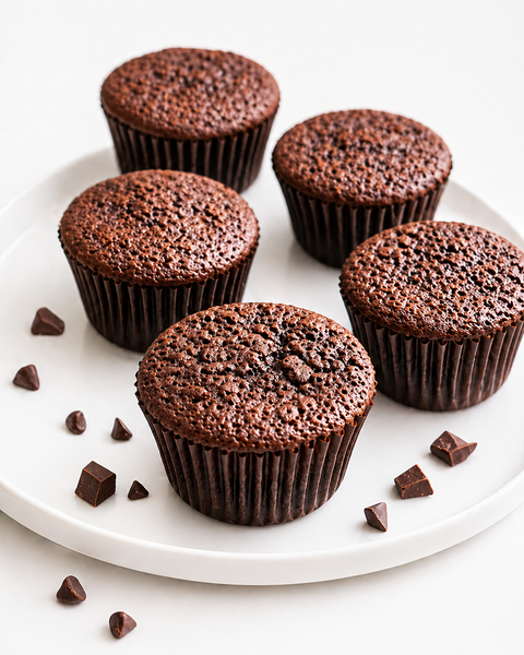 Naked Cupcakes Chocolate 6pk