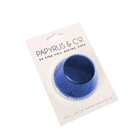 Papyrus & Co Fine Foil Baking Cups 408 50 Pack Navy