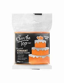 Over The Top Fondant Orange 250g