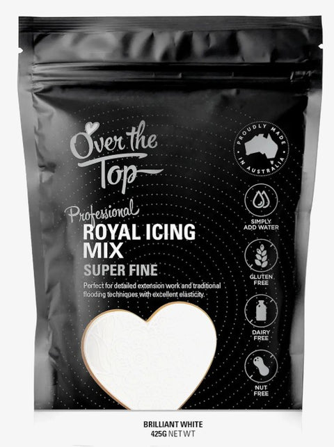 Over The Top Royal Icing Mix Brilliant White 500g