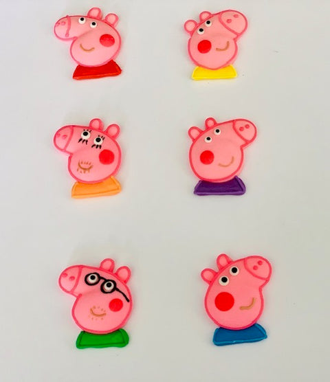 Edible Toppers- Peppa Pig Set of 6