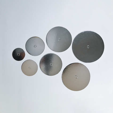 Perforated Loyal Soft Cake Board 7-inch Silver 10Pk