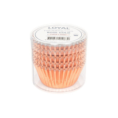 Loyal Foil Baking Cups - Rose Gold 100pk