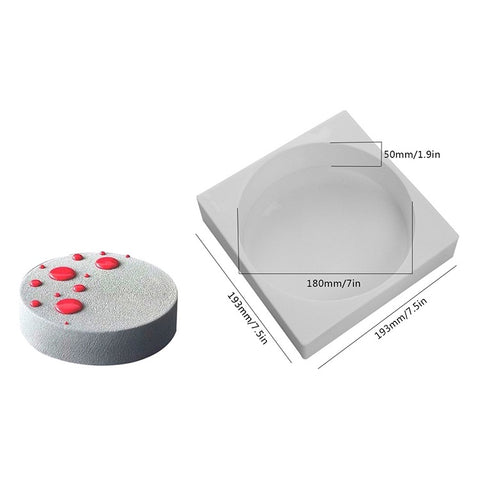 Silicon Mould - Round Silicon Mould 14x4cm
