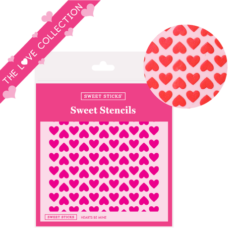 Sweet Sticks Sweet Stencils - Hearts By Mine