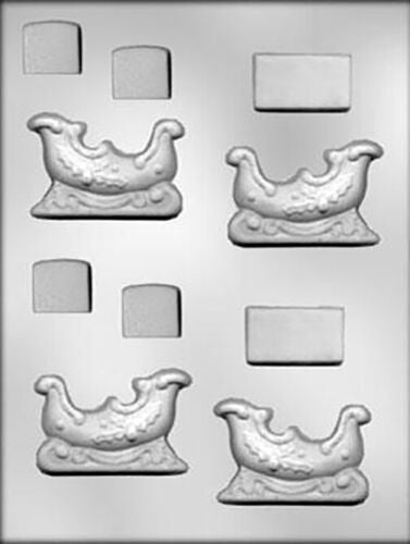 Santa Sleigh 3D Small Mould