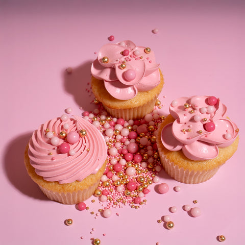 Sprinks - Pink Velvet Crunch Sprinkles 70g