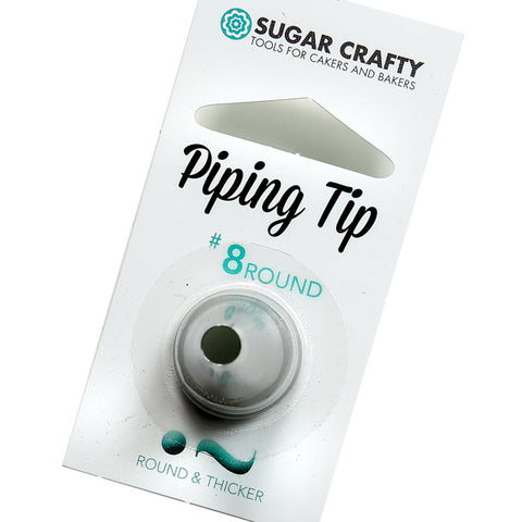 Sugar crafty Piping Tip #8 Fine Round Tip