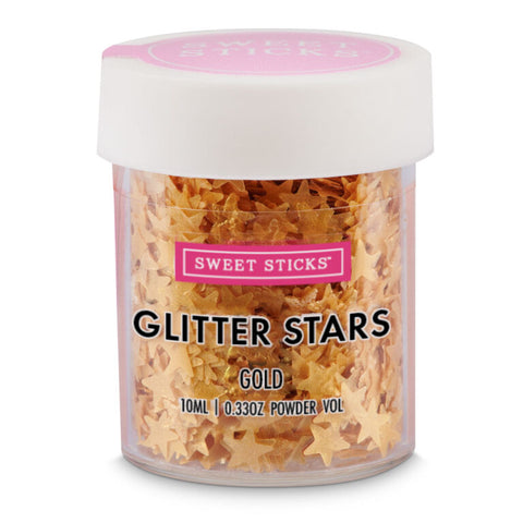 Sweet Sticks Glitter Stars Gold