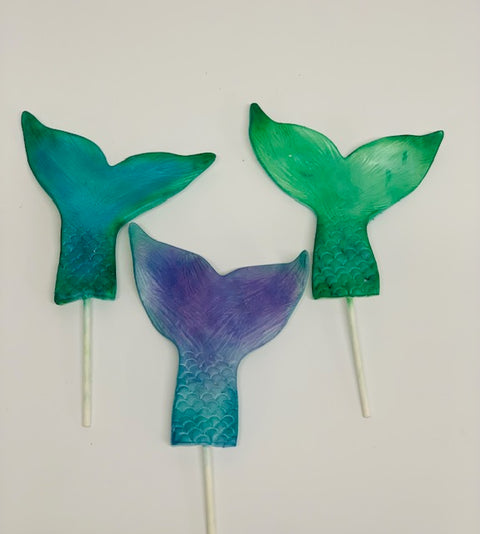 Edible Mermaid Tail cake Topper Teal