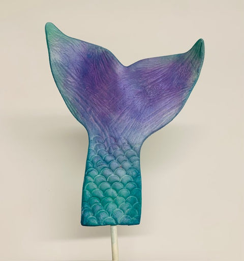 Edible Mermaid Tail cake Topper Teal