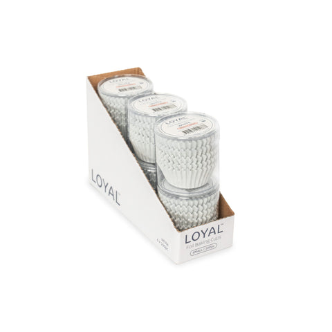 Loyal - Foil Baking Cups Large White 100pk