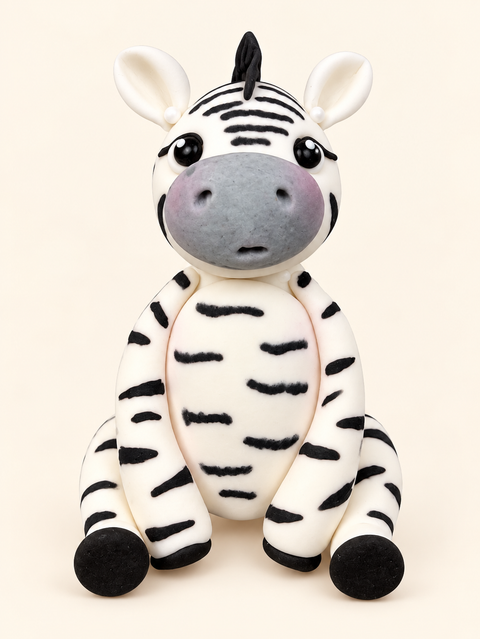 Hand Made Animal Figure - Zebra