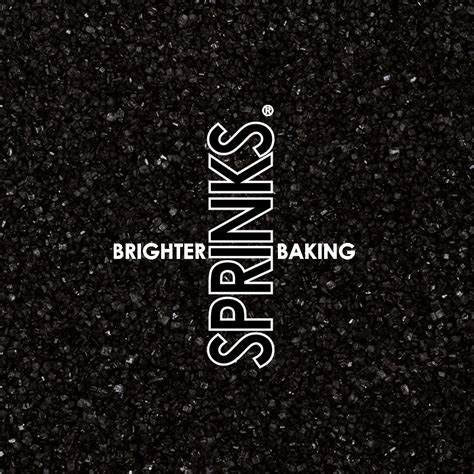 Sprinks - Black Sanding Sugar 85g