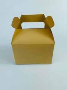Dessert Box with Handle 11.2x8.5x15(H)cm Size 2. 25pk