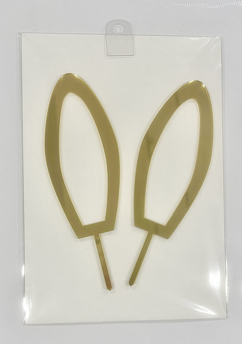 Acrylic - Bunny Ears Gold