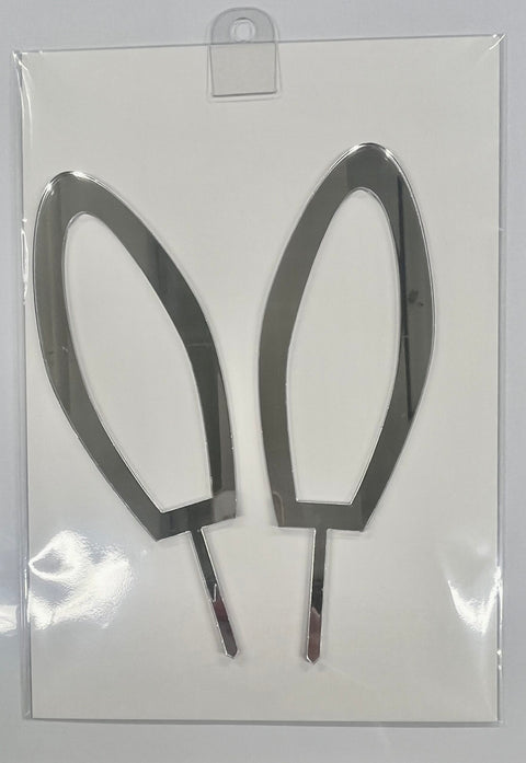 Acrylic - Bunny Ears Silver