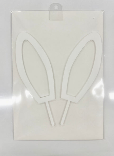 Acrylic - Bunny Ears White