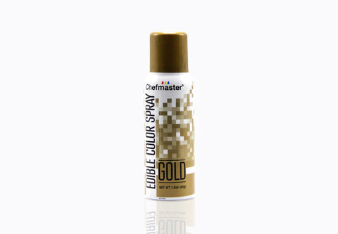 Chefmaster: Edible Colour Spray 42g Gold