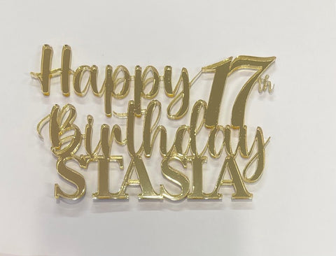 Custom Acrylic Toppers Starting from $43.90 -