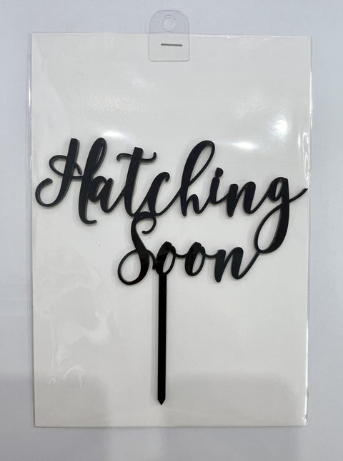 Acrylic- Hatching Soon Black