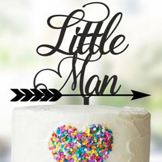 Little Man Cake Topper