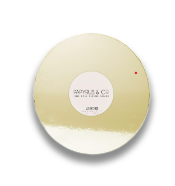 Masonite Mirror Cake Board Round 8" - Various Colours