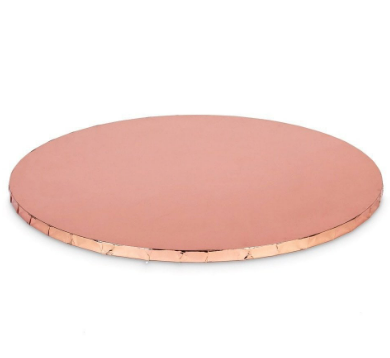 Masonite Mirror Cake Board Round 8" - Various Colours