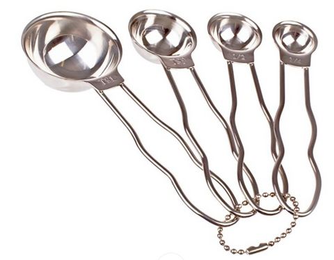 Stainless Steel Measuring Spoons - Set of 4
